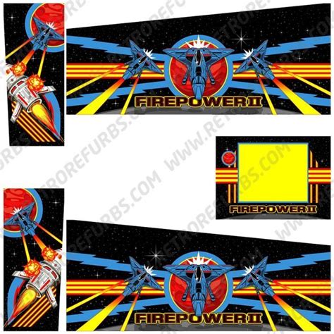 Pinball Cabinet Decals | Flipper Side Art Graphics | - Retro Refurbs