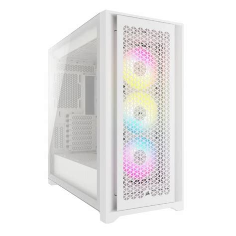 Gabinete Corsair D Rgb Airflow Tg Mid Tower Atx Blanco