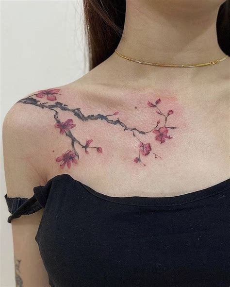 Pin By Sarah R On TATTOO IDEAS Cherry Blossom Tattoo Shoulder