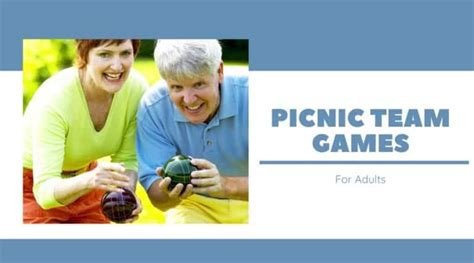 25 Picnic Team Games For Adults – Fun In The Yard