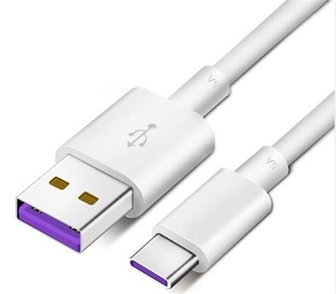 Original Huawei Type C Cable A Super Data Usb Cable Purple Line