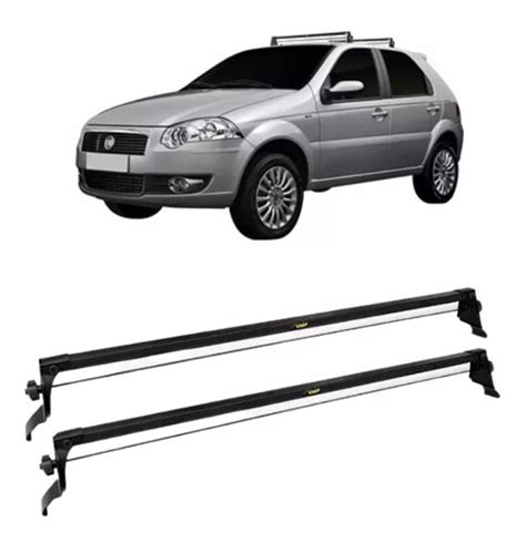 Par Rack Teto Automotivo Bagageiro Fiat Palio Portas