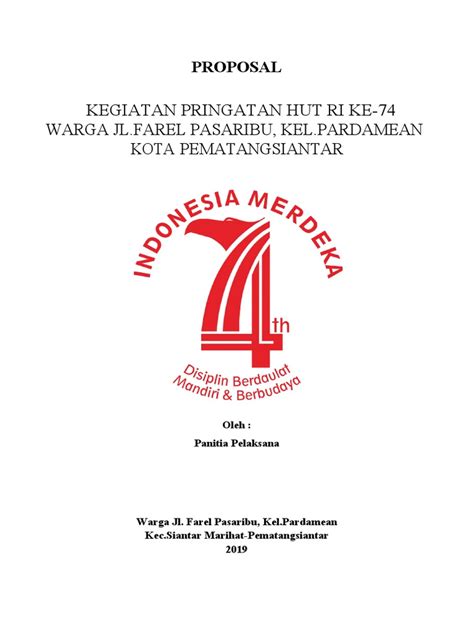 Contoh Proposal 17 Agustus Pdf