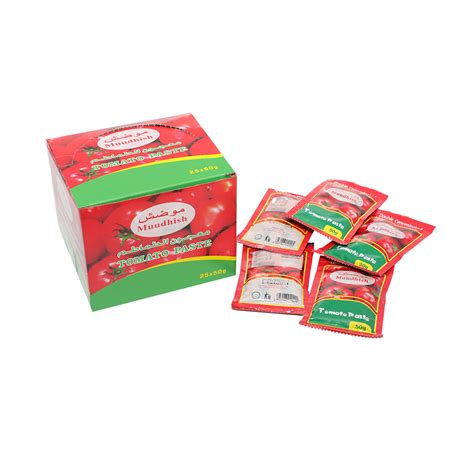 High Quality And Wholesale OEM Brand Sachet Tomato Paste China Tomato