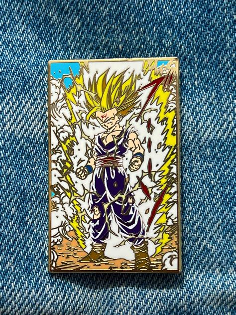 Super Saiyan 2 Dragonball Z Anime Gohan Manga Panel Hard Etsy