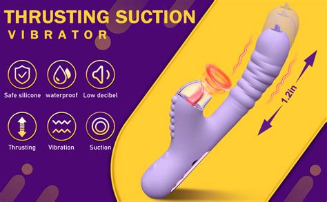 Amazon Thrusting Dildo Vibrator 9 5 Inch Rabbit Vibrator With 3