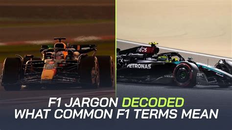 The Ultimate Guide To Formula 1 Terminology And Jargon