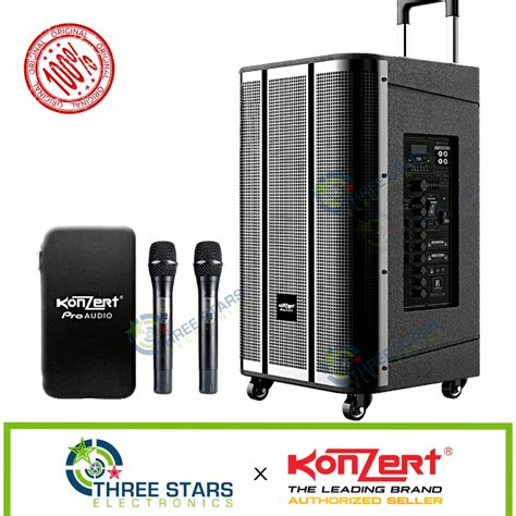 2022 Konzert 1pc PM 12 PRO 600W Active Portable Trolley Speaker With