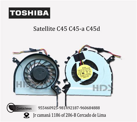 Cooler Ventilador Toshiba C A C A Hds Soluciones Partes