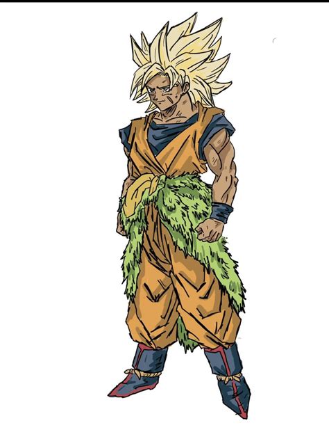 Goku x Broly Fusion [OC] : r/dbz