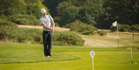 The course at Cowdray included a chipping and putting green and a range