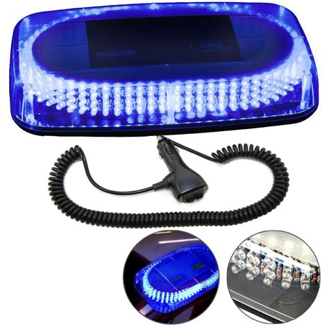 Hqrp Strobe Blue Light Led Emergency Hazard Warning Led Mini Bar