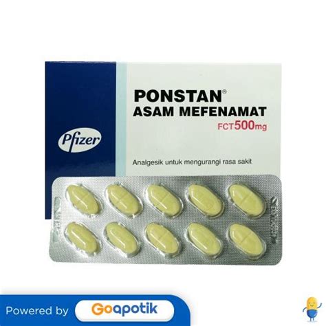 Jual PONSTAN 500 MG BOX 100 TABLET Shopee Indonesia