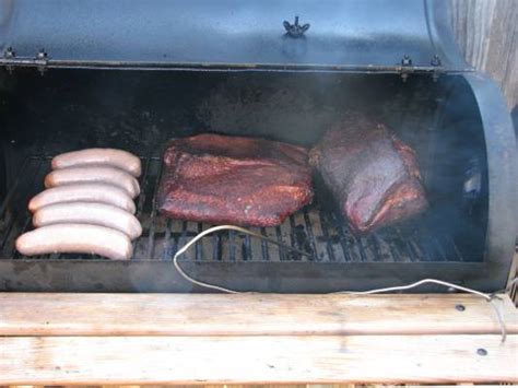 Texas Style Barbecue Brisket Pork Butt Roast And Sausages Recipe