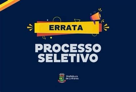 Anúncio da Errata do Resultado Preliminar do Processo Seletivo de DT