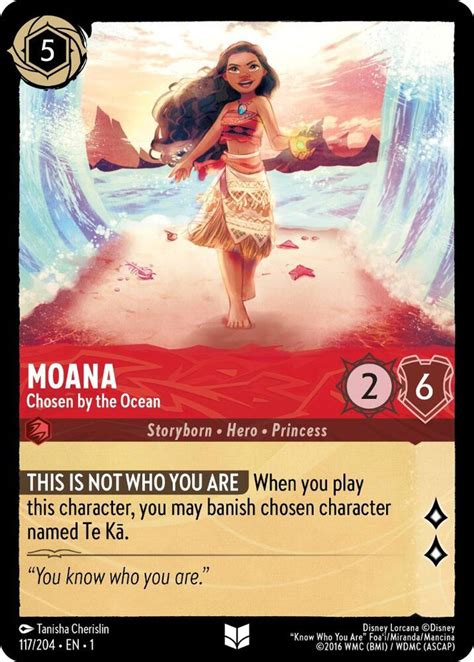 Moana Chosen By The Ocean The First Chapter Disney Lorcana