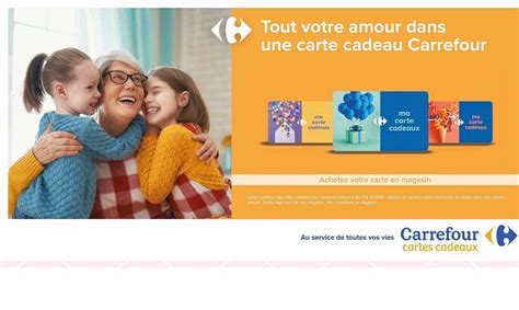 Promo Carte Cadeau Carrefour Chez Carrefour ICatalogue Fr