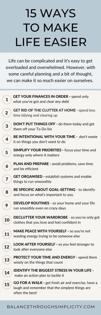 15 Ways To Make Life Easier And Less Stressful