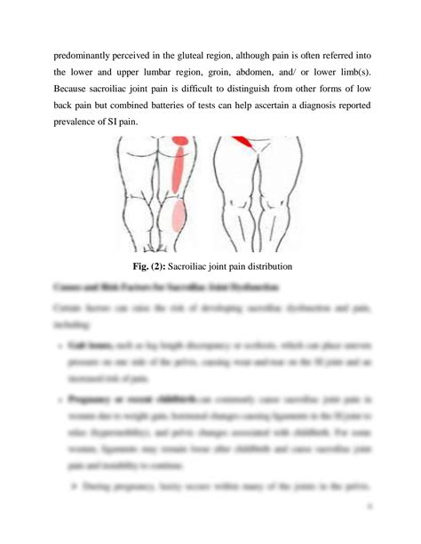 SOLUTION: Sacroiliac pain treatment - Studypool