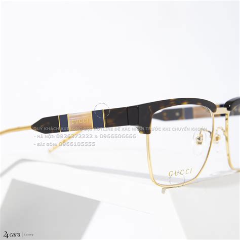 Gc Square Havana Eyeglasses