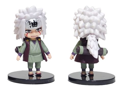 Boneco Colecionável Naruto Miniatura 7Cm em PVC Jiraya