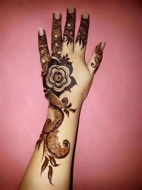 40 Glamorous Rose Flower Mehndi Designs 2020 Sheideas