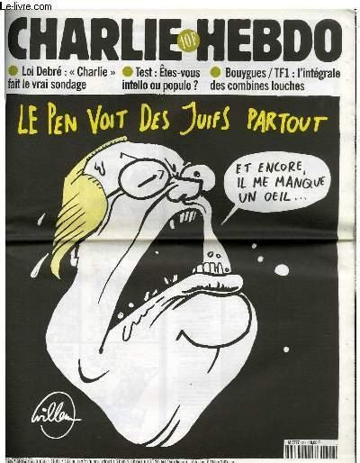 Charlie Hebdo N Le Pen Voit Des Juifs Partout De Collectif Bon