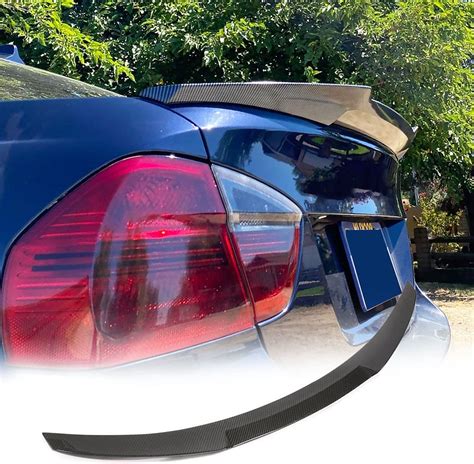 Mcarcar Kit Real Carbon Fiber Trunk Spoiler For Bmw Series E M