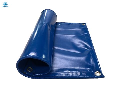 Wholesale Navy Blue PVC Coated Mesh Tarpaulin Buy Heavy Duty Cover