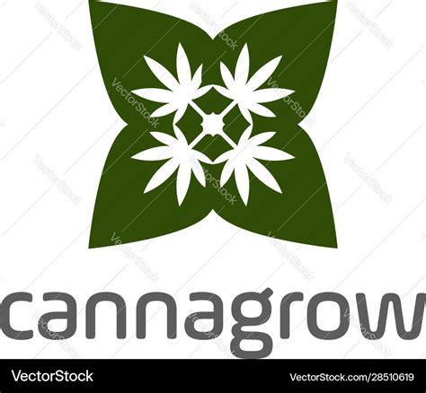 Cannabis Or Cbd Logo Design Royalty Free Vector Image