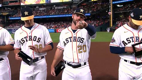 Astros receive their 2022 World Series rings | 03/31/2023 | MLB.com