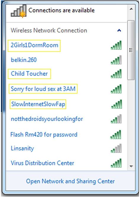 15 WiFi Names That Are So Funny Theyll Immediately Connect You To