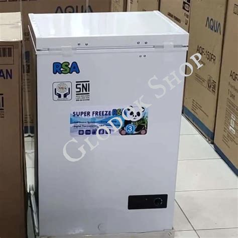 Jual Chest Freezer Rsa Cf Kulkas Box Liter Original Batam