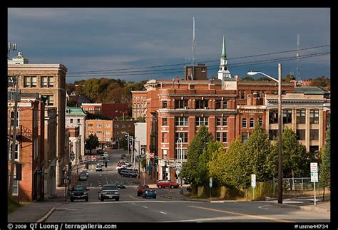 Picture/Photo: State Street and downtown. Bangor, Maine, USA