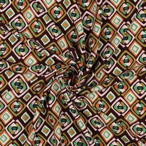 Radiance Viscose Abstract Brown