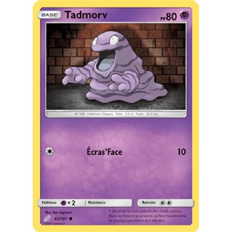 Tadmorv 62 181 SL9 Carte Pokémon commune neuve VF Cardcollection fr