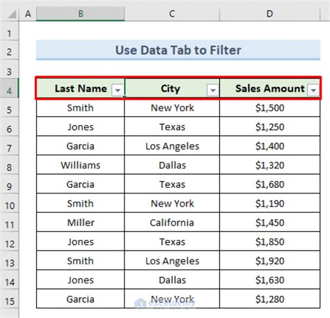 Shortcut For Excel Filter 3 Quick Uses With Examples Exceldemy