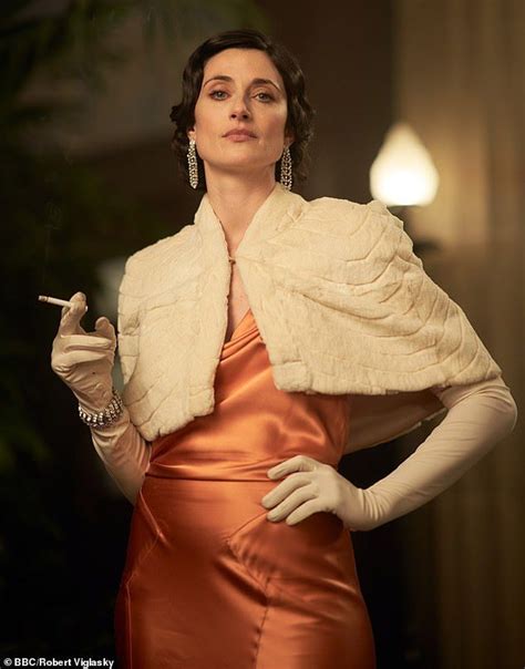 Peaky Blinders Natasha Okeeffe Exudes 1930s Elegance In Orange Gown