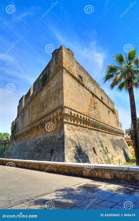 Swabian Castle of Bari. Puglia. Italy Stock Image - Image of ...