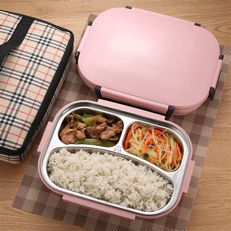 Free Shipping Stainless Steel Adult Student Bento Box Bento Container