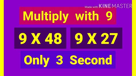 Multiply With 9 Tricks How To Multiply With 9 Multiplication Tricks