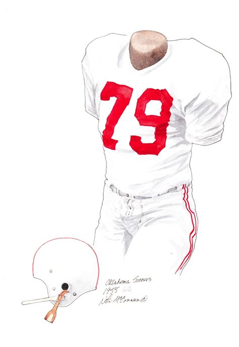 University of Oklahoma Sooners Football Uniform and Team History ...