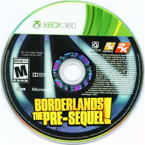 Borderlands The Pre Sequel 2014 Xbox 360 Box Cover Art Mobygames