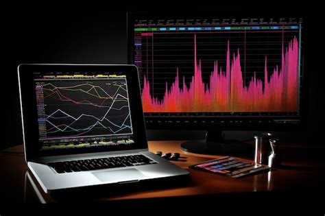 Premium Photo Analysis Unleashed Computer Desktop Displaying Graph