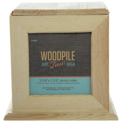 Spinning Cube Wood Frame Hobby Lobby 745869