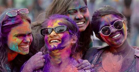 India Celebrates Holi The Hindu Festival Of Colour The Canberra