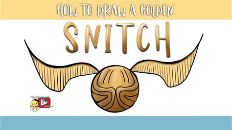 How To Draw A Golden Snitch Youtube