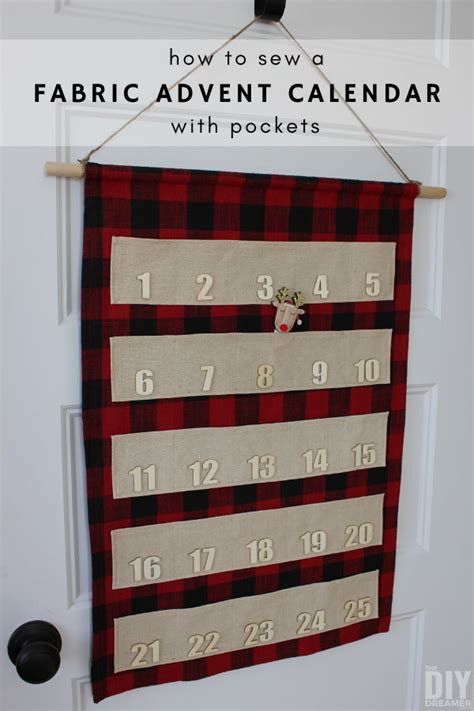 42 Easy Advent Calendar Sewing Pattern Free Johnannabella