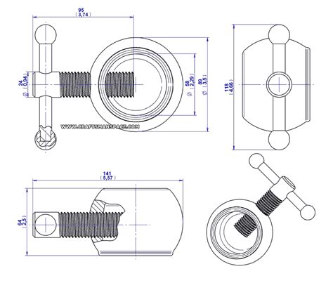 The Technical Drawing Shows An Image Of Two Different Types Of Screws