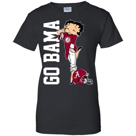 Alabama Crimson Tide Betty Boop T Shirt Shipping From The Us Easy 30